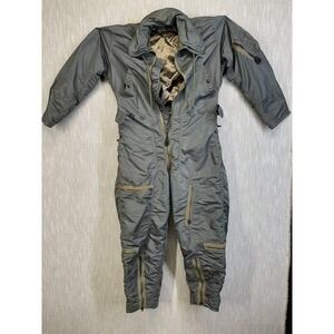 Vintage US Air Force Type K-2B Flight Suit Sage Green Military Jumpsuit 013-1